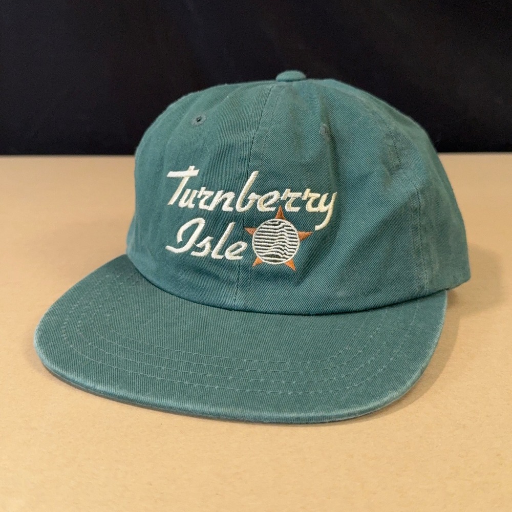 Turnberry Isle Golf Hat Imperial Green Strapback Cotton Embroidered Cap OSFA